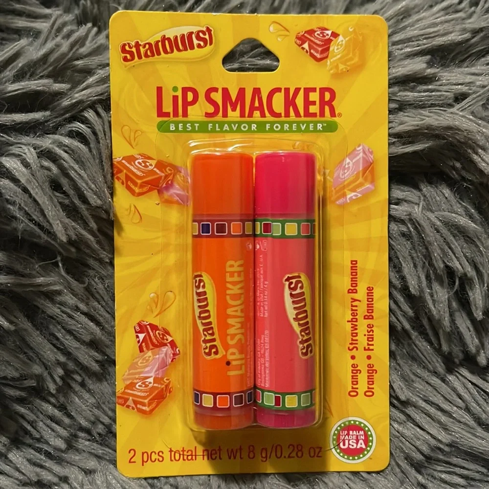 🥭🍓 Starburst Flavored Lip Smacker 🍓🥭